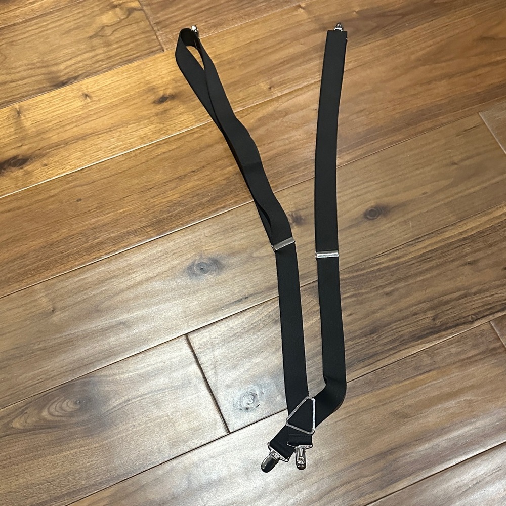 Classic Black Suspenders